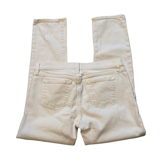 J. Crew Slim Broken-in Boyfriend Jean in White, Sz 27 - Picture 11 of 15